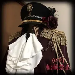 大人気希少 フリンジ付き肩章 ゴールド シルバー 参謀 王子 ミリタリー 軍服用のサムネイル