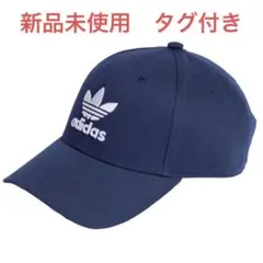アディダスオリジナルス キャップ　帽子　ネイビー　トレフォイル 新品　タグ付