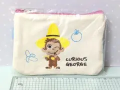 刺繍ティッシュポーチ おさるのジョージ