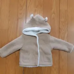 babyGAP　クマ耳フード　ベージュアウター