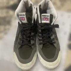 Admiral ハイカットスニーカー カーキ サイドジップのサムネイル