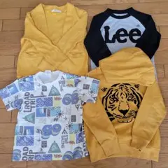 男の子130センチTシャツ、ロンT、パーカー、カーディガン