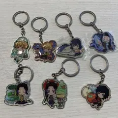 鬼滅の刃キーホルダー　ご当地　7個セットせっ