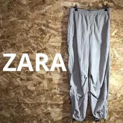 【 2513番】ZARA リラックスパンツ　ベージュ系色　春夏秋　レディM