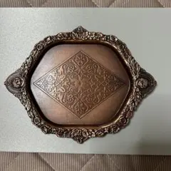 金属製　アンティークトレイ　アクセサリー