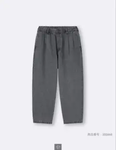 GU デニムキャロットパンツ