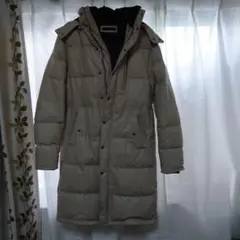 リューグーレザーズ　 レザーダウンコート ベージュ