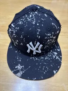 New Era スプラッター柄 キャップ 7 1/2