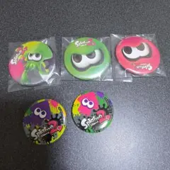 スプラトゥーン2 缶バッジ 5個セットのサムネイル