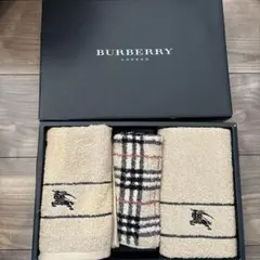 BURBERRY フェイスタオル＋バスタオルセット b0146 - メルカリ