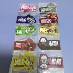 ヒロアカ Wダイカットクリアステッカー