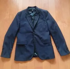 H&M SLIM FIT テーラードジャケット ダークブルー