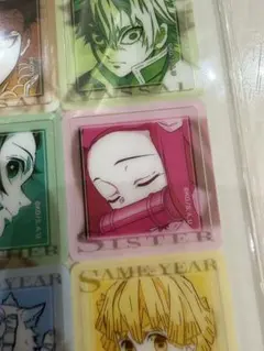 鬼滅の刃　禰豆子　縁　アクスタ　アクリルタイルステッカー　柱合会議