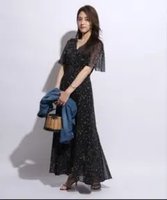 【新品】Mystrada マイストラーダ　シアードットワンピース