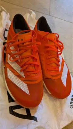 アディダス ADIZERO スパイクシューズ オレンジ 23.5 アンビション