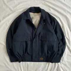 90s スイングトップ ブルゾンジャケット 短丈 ファー裏地 アメカジ cboy