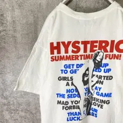 HYSTERIC GLAMOUR Tシャツ S ガールプリント 雰囲気◎