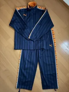 PUMA ジャージ ネイビー オレンジのサムネイル