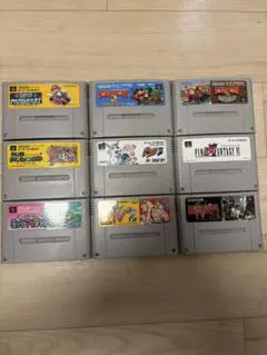 スーパーファミコンソフト　まとめ売り　9本