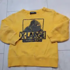 X-LARGE トレーナー サイズ90　イエロー