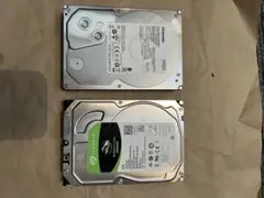 ★希少★使用時間の短い薄型HDD★Seagate 4TB×2台セット（計8TB） ☆希少☆使用時間の短い薄型HDD☆Seagate 4TB×2台セット（計8TB