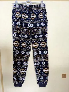 総柄 スリースパンツ L
