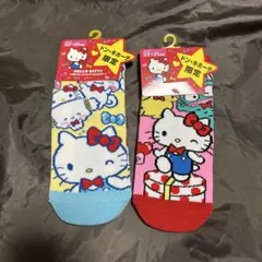 ハローキティ　キティ 50周年 靴下　ソックス　スニーカーソックス　サンリオのサムネイル