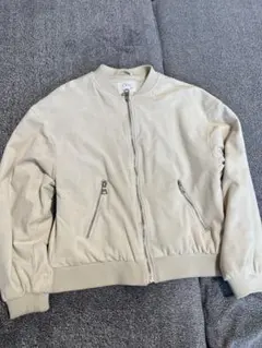 ZARA ボンバージャケット　スエード調
