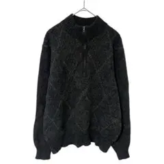 美品 ARAMIS ハーフジップ ニット セーター ウール アンゴラ カシミヤ混のサムネイル