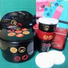 ピングーお花見セット　丸型お弁当箱 　ミスタードーナツ非売品　ノベルティ