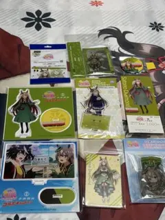 ウマ娘 上海 コラボカフェ 缶バッジ クリアカード サトノダイヤモンド