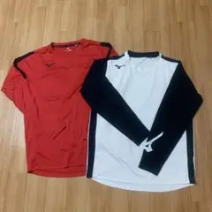 Mizuno Quickdry Plus 長袖シャツ 2枚セット