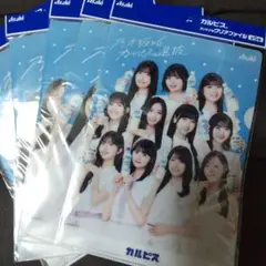 乃木坂46 カルピスの選抜 クリアファイル 5枚セット