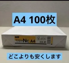 コピー用紙・A4・100枚 匿名発送