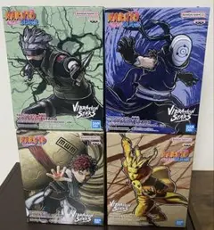 ナルト疾風伝 カカシ マダラ ミナト 我愛羅 4個セット