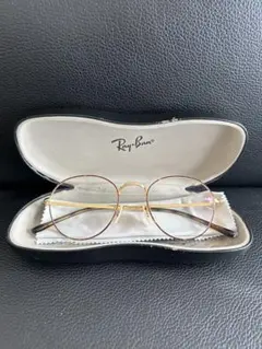 Ray-Ban ゴールド オーバルメガネ