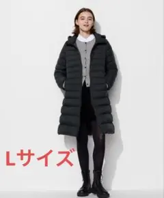 ✨️美品✨️UNIQLO ウルトラライトダウン ロングコート フード ブラック