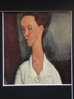 アメデオ モディリアーニ、【ルニア・チェコフスカの肖像】、希少画集画より 美術品鑑賞第179回【ルニア・チェホフスカの肖像】アメデオ