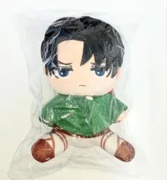 リヴァイ お座りぬいぐるみ S マスコット ぬいぐるみ 新品 タグ付 進撃の巨人のサムネイル