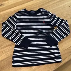 ポロラルフローレン　ボーダー長袖カットソー　120