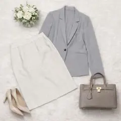 グリーンレーベルリラクシング　ユナイテッドアローズ　ママスーツ ツイード S