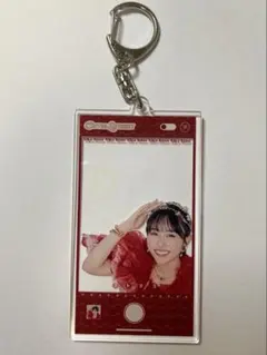 きゅーすと 佐野愛花 ラッフルくじ 写メ風アクリルキーホルダー(D賞)