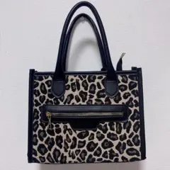 ヒョウ柄　ハンドバック