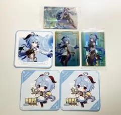 【原神】甘雨グッズセット(スイパラ＆セガ限定)缶バッチ 原神】届けたい想いシリーズ Genshin甘雨セット-コースター付き