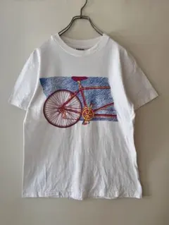 M*y様 No.6515 USA製 Hanes BEEFY 自転車T