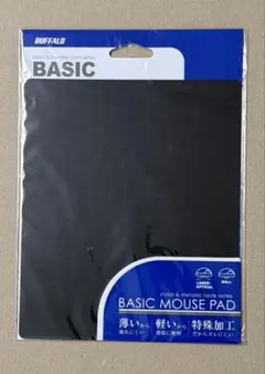 マウスパッド　ブラック　薄型　BUFFALO