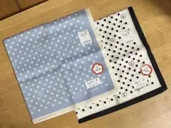 【新品】アニエス・ベー　プリントハンカチ（2枚セット）