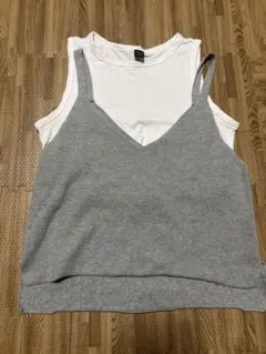 SHEIN LOWRYS FARM レイヤード タンクトップ セット