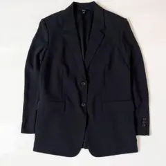 Theory 2025SS ウォッシャブル サテンクレープジャケット ブラック 