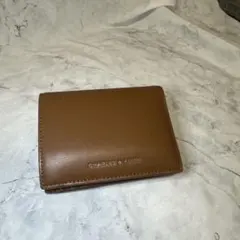 CHARLES & KEITH 二つ折り財布 ブラウン